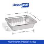 aluminium container 1850 CC