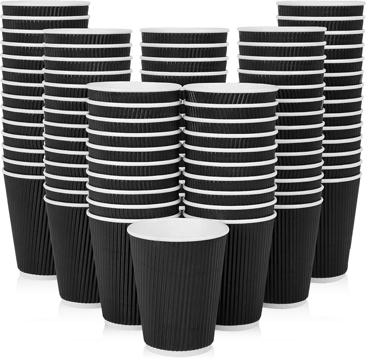 Insulated Ripple Wall Paper Cup 12oz Pack of 25 - Image 1
