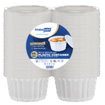 500cc White Curry Cups with Lids– 40 pcs