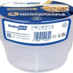 450ml Microwaveable Round Food Containers with Lids– 5 pcs