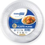 10″ White Plastic Plates – Pack of 25