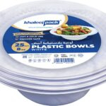 8oz  White Plastic Bowl - Pack of 25