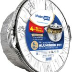 Aluminium Pot 22cm Pack of 5