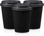 8oz Ripple cup with Lid - 10 pcs