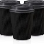 8oz Ripple cup with Lid - 10 pcs