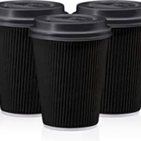 8oz Ripple cup with Lid - 10 pcs