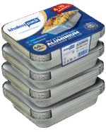 Aluminium Food Storage Container 1200 ML Pack of 40