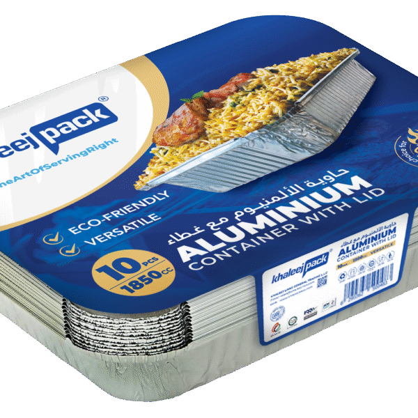 Aluminium Food Storage Container 1850 ML Pack of 10