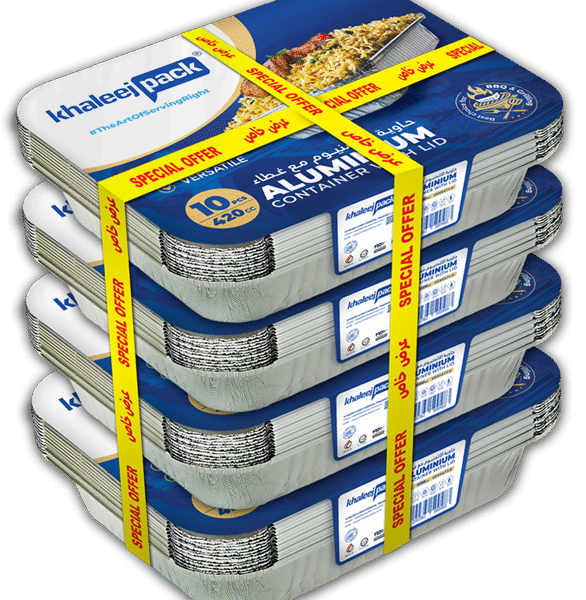 Aluminium Food Storage Container 420 ML Pack of 40