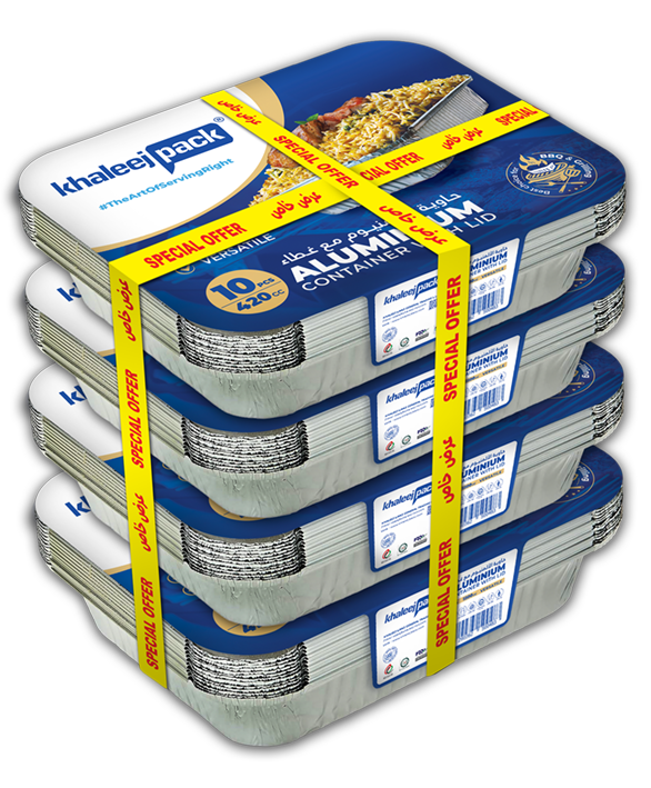 Aluminium Food Storage Container 420 ML Pack of 40