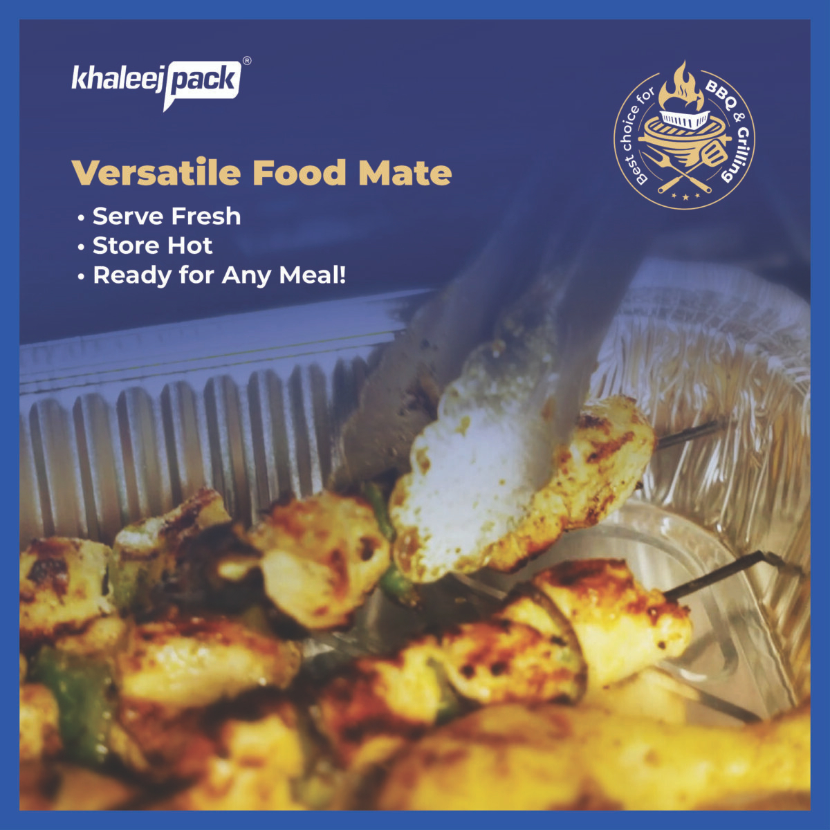 Aluminium Food Storage Container 1850 ML Pack of 10 - Image 3