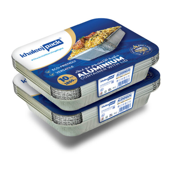 Aluminium Food Storage Container 1850 ML Pack of 20