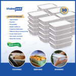 Aluminium Food Storage Container 1850 ML Pack of 30 - Image 3