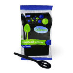 Heavy Duty  Black Spoon Pack of 50