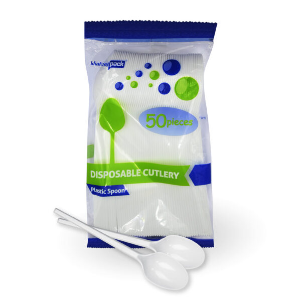 White Table Spoon Pack of 50