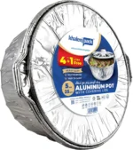 Heavy-Duty Aluminium Cooking Pot Pack of 5 - Image 2